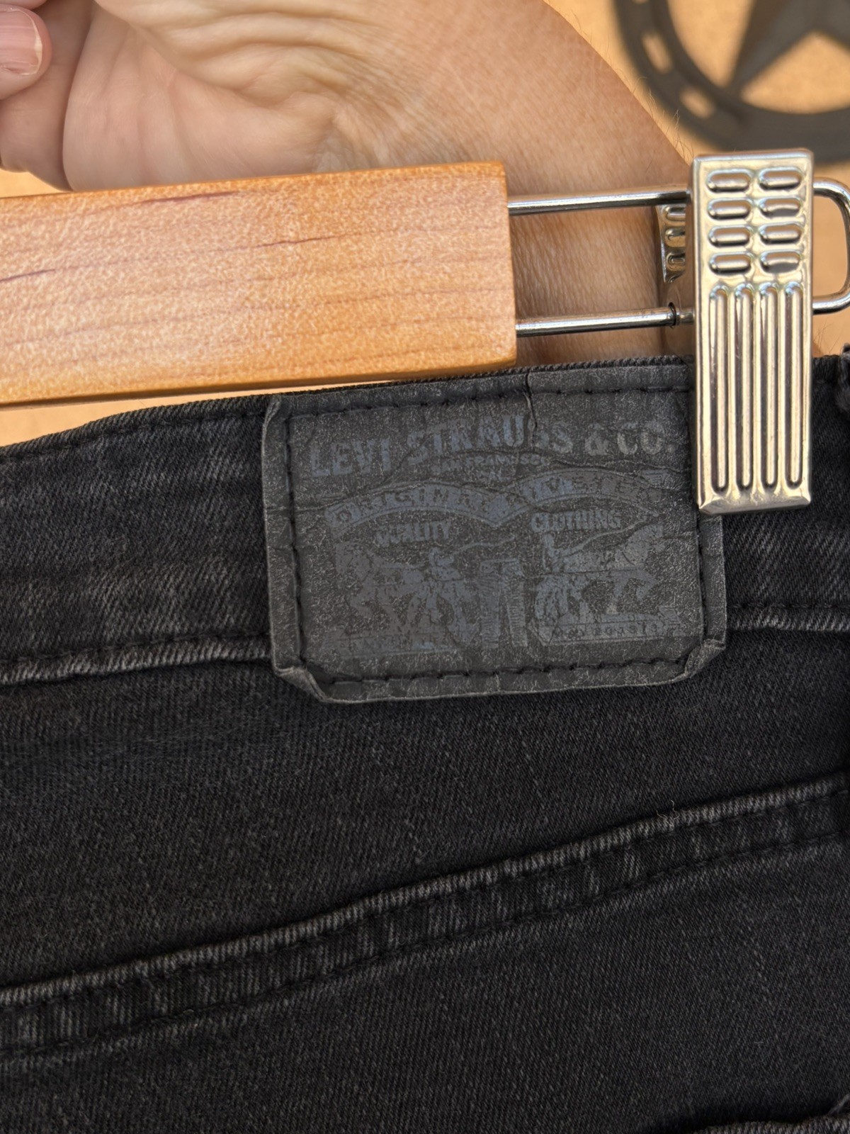 Levi’s Premium 721 High Rise Skinny Women’s Jeans – Black 28L 28W