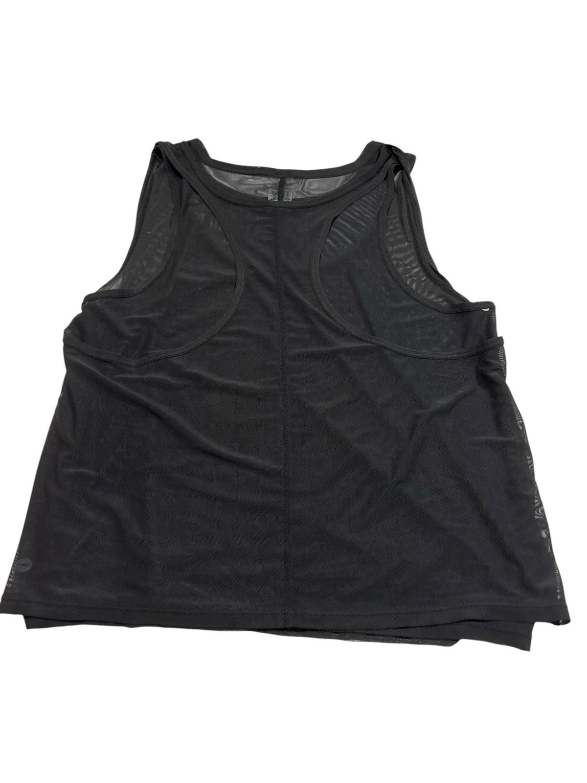 NWT Avia Women’s Black Mesh Lightweight Scoop Neck Sleeveless Tank Top XXL (20)