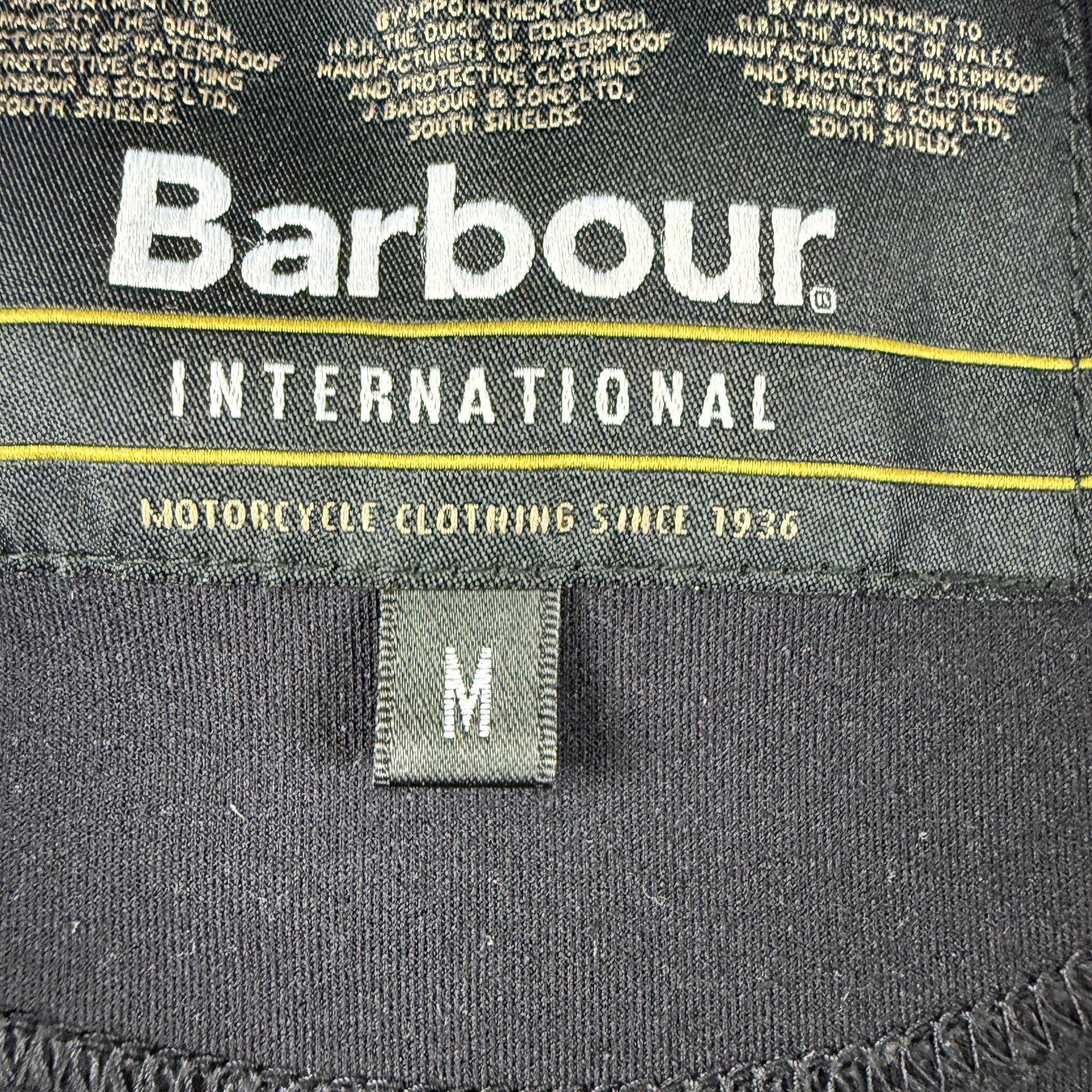 Barbour International Hoodie Mens Medium Black Baffle Full Zip MQS0005BK31