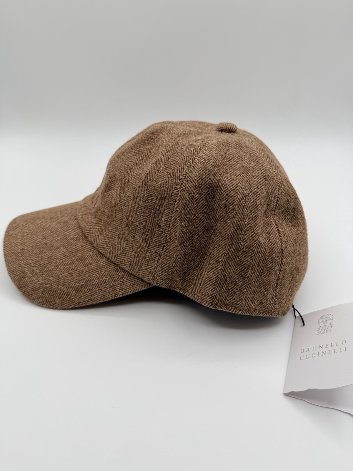Brunello Cucinelli Men Baseball Cap Taupe Limited Edition