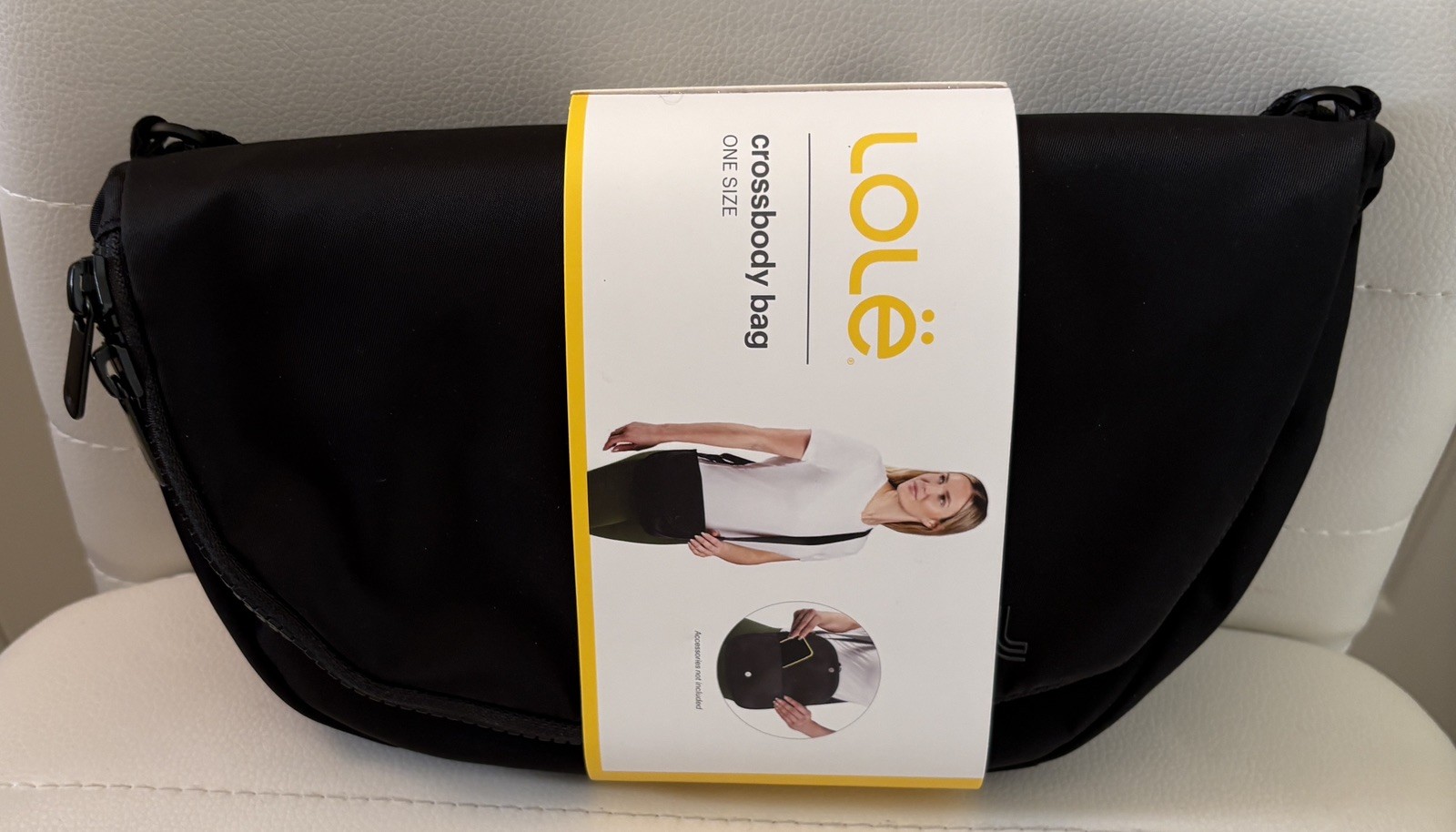 LOLE Adjustable Crossbody Bag Flap Magnetic Closure One Size Purse Bag