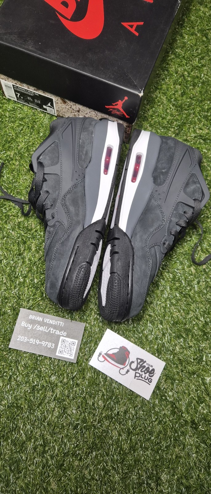 Jordan 4 RM SP Nigel Sylvester Driveway Grey HJ9746-004 Size 7Y GS Brand New DS