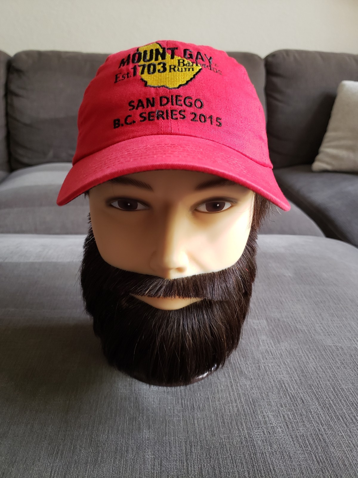 Mount Gay Barbados Rum Strapback Hat Cap San Diego B.C. Series 2015