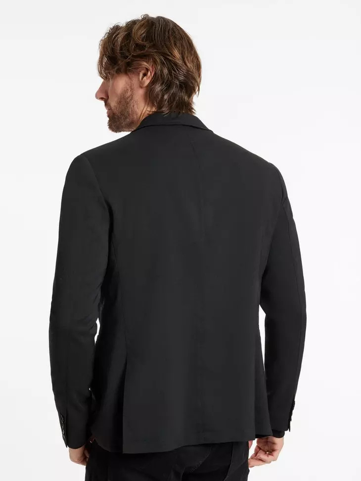 $1498 New John Varvatos Collection Silo Black Blazer Jacket Coat EU58 US48
