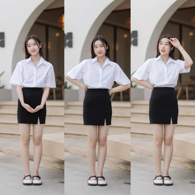 The Alluring Thai University Uniform – Elegant, Confident, with a Playful Twist