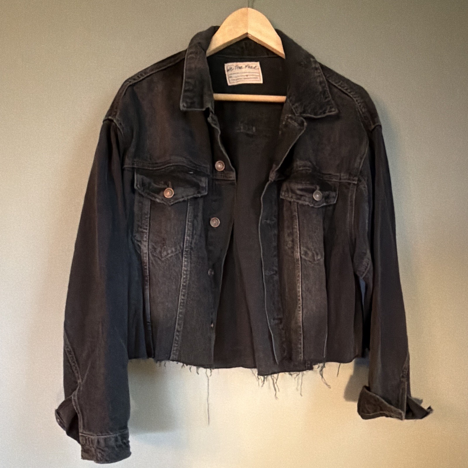 Free People We The Free Denim Women’s Jacket Size M