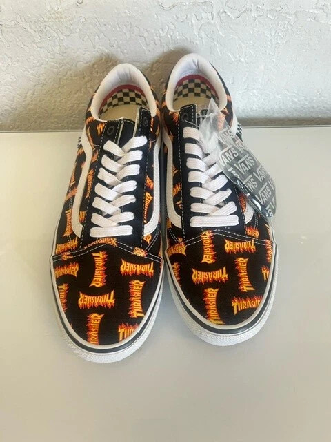 VANS Skate Old Skoo, Trasher Black/Multi – VN0005W0BML – Size 13