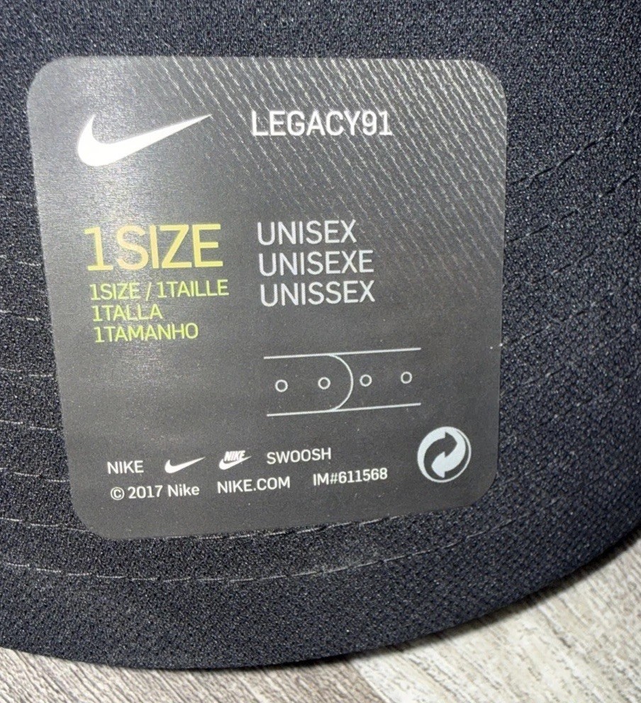 Nike ACG Legacy 91 Hiker / Caveman Black Snapback Hat Unisex One Size