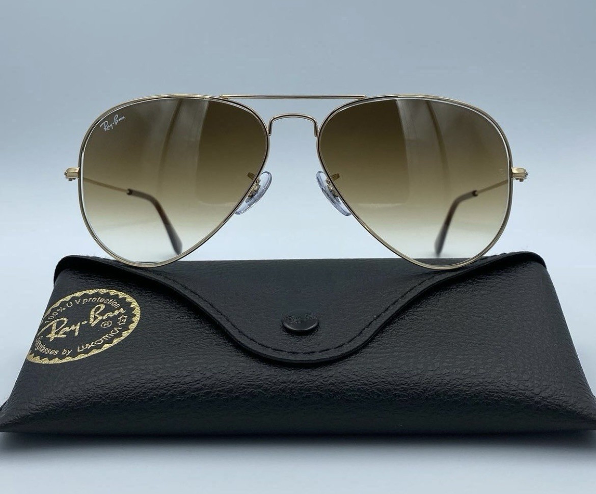 Rayban Aviator RB3025 58mm Brown Gradient