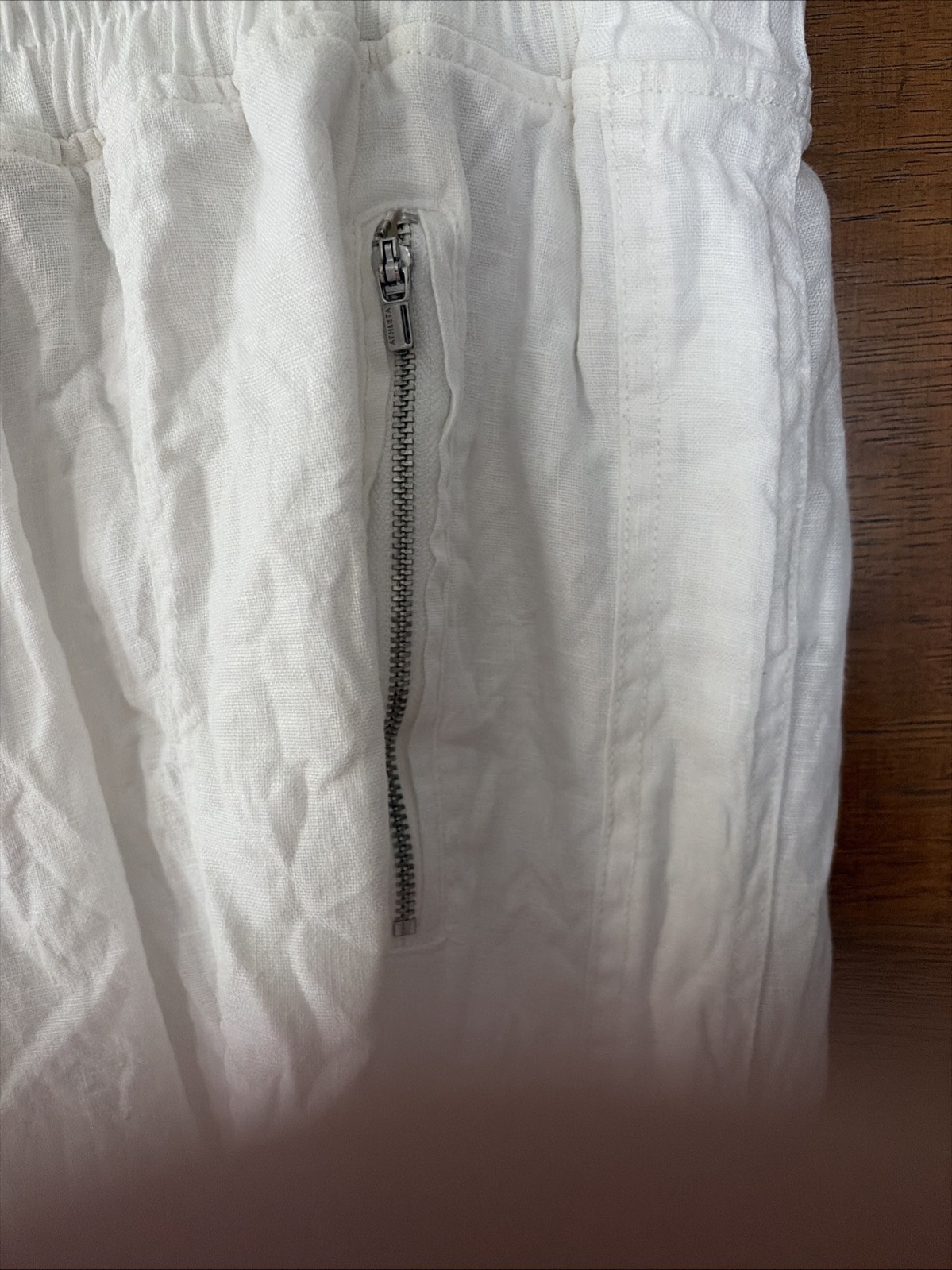 Athleta Cabo 100% Linen Wide Leg Pant 20w