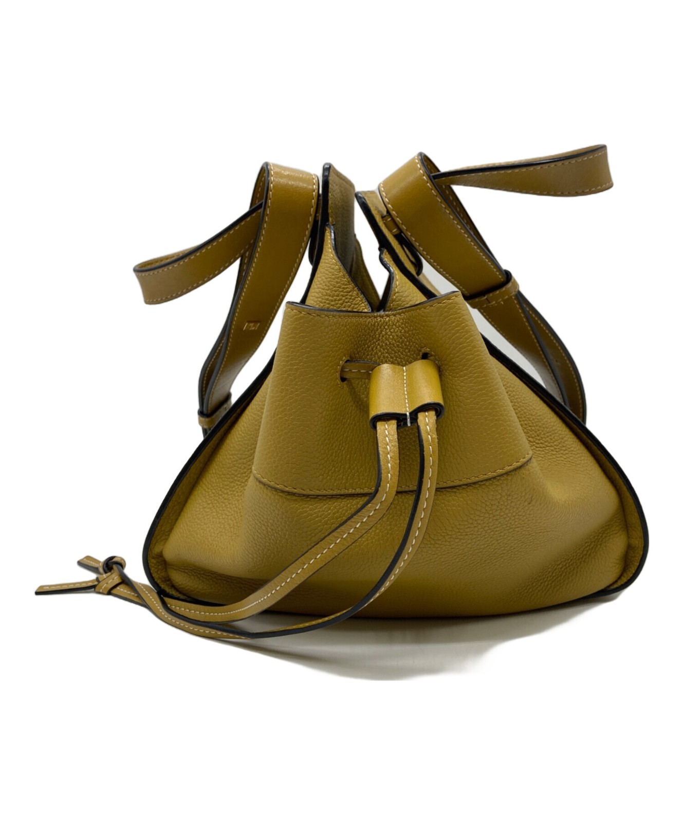Loewe Hammock Drawstring Bag 061936 Color Yellow Size Width 10.63 in Women 99