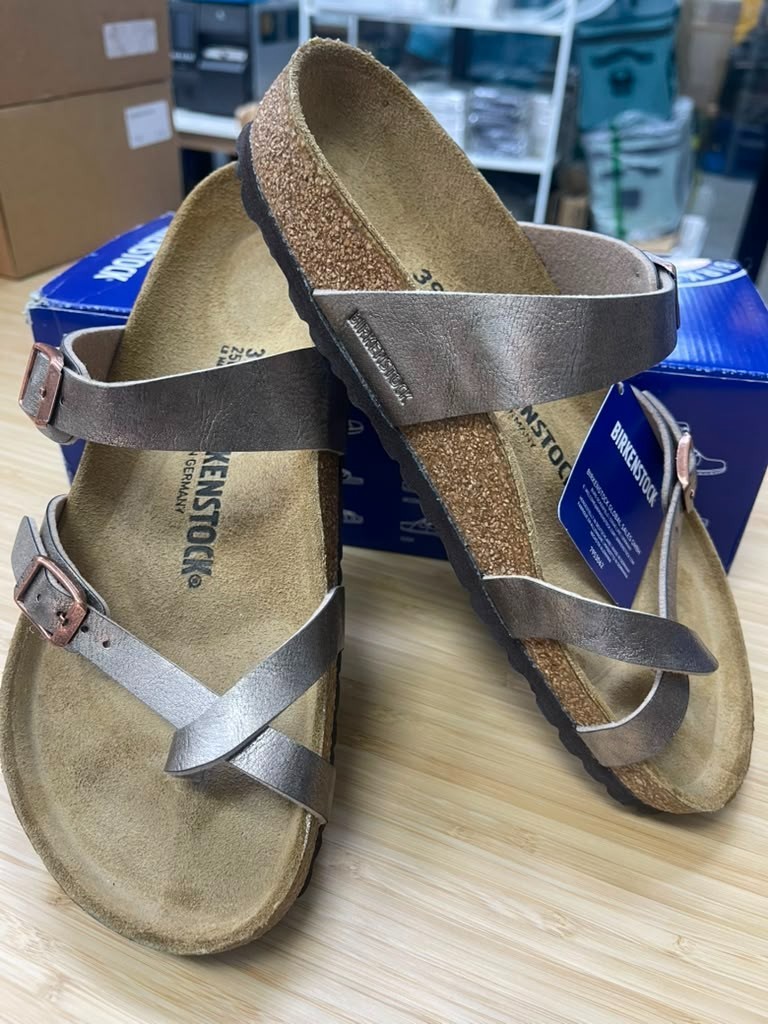 Birkenstock Unisex Mayari Graceful Taupe Sandal,Size, EU39/US W8-M6