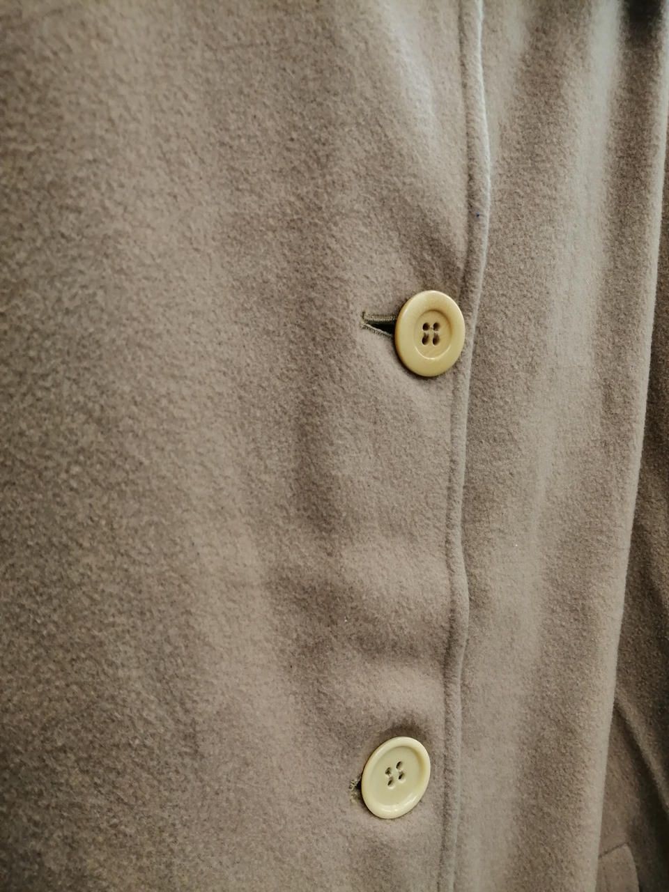 BURBERRYS Cashmere Blend Wool Coat BRN Used