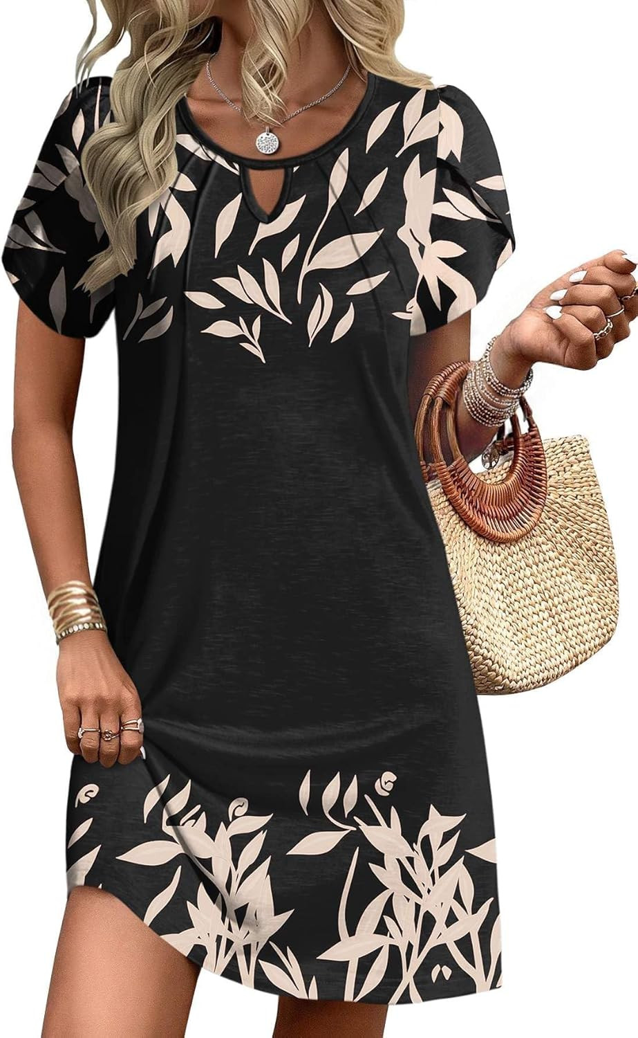 Swimsuit Coverup for Women 2026 Petal Short Sleeve Bathing Suit Cover Ups Summer