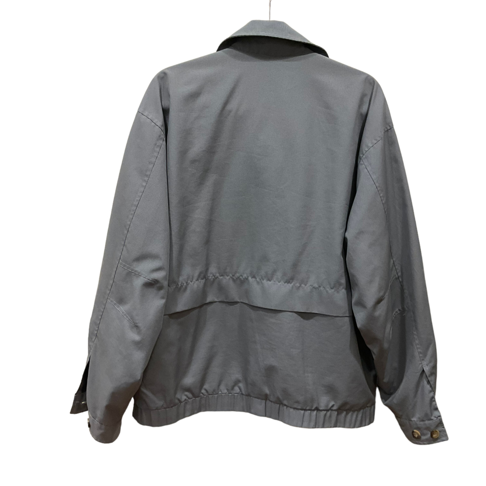 Men’s London Fog WindBreaker Golf Jacket Blue Gray Sz M Fits 44 – 46 chest zip