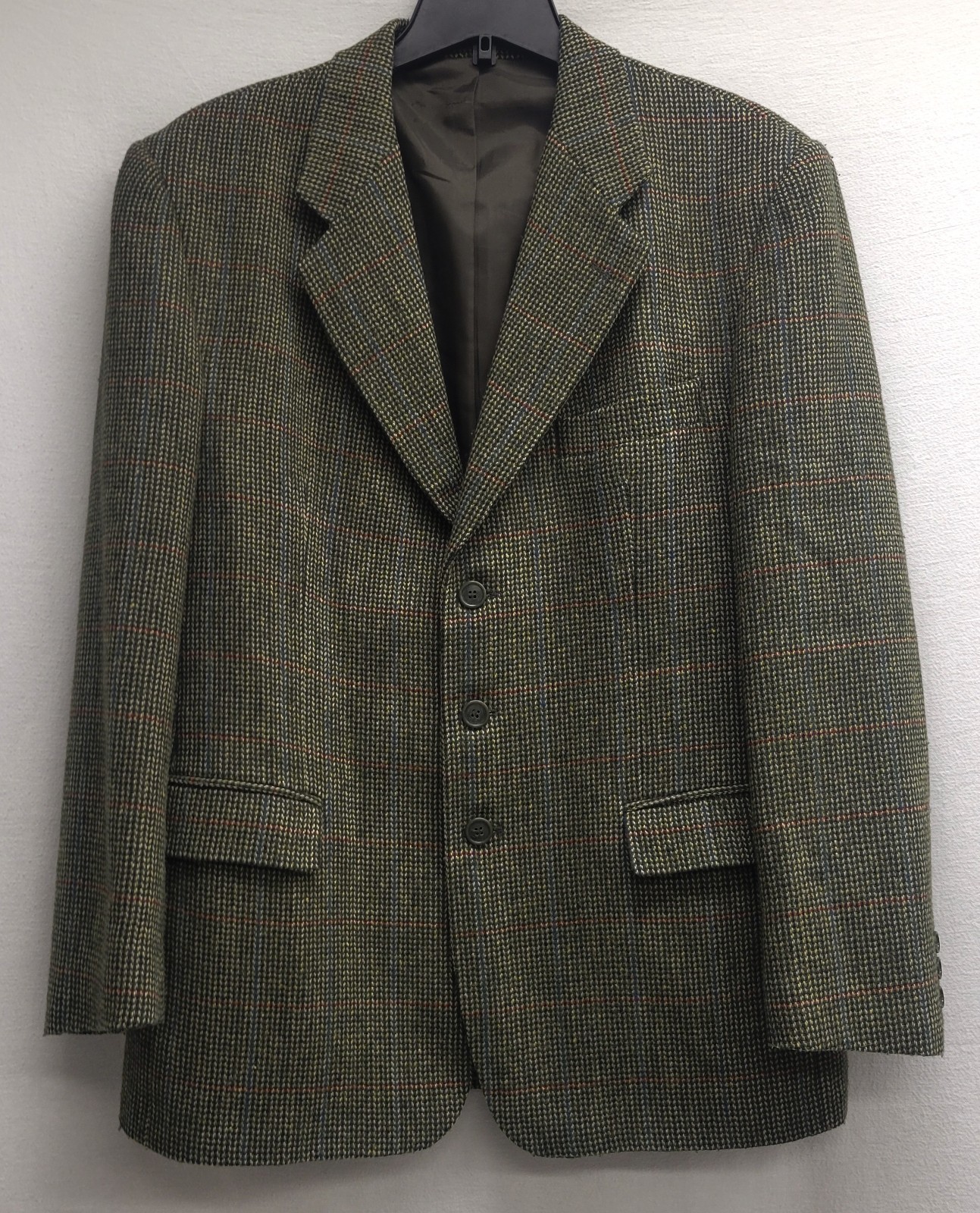 VTG Men’s Tweed Sport Coat (Brand Unknown) Tessuto 60% Wool & 40% Polyester