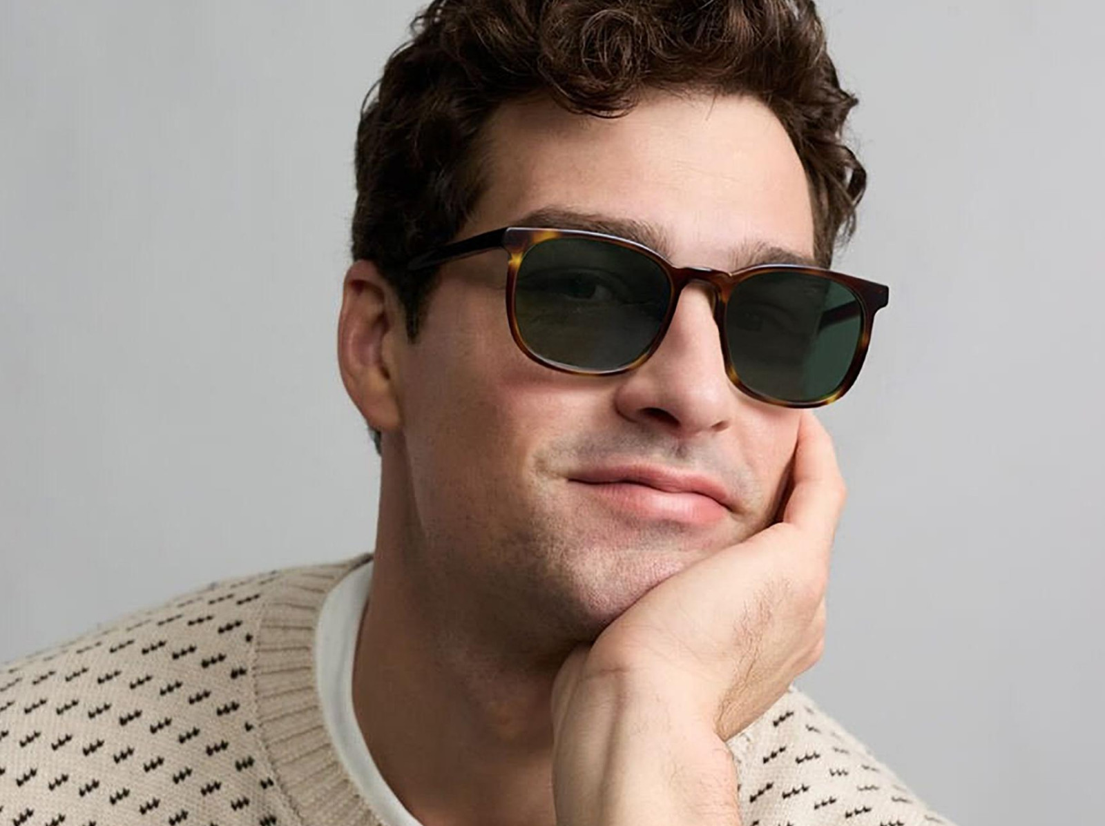 Warby Parker BODIE Sunglasses RYE TORTOISE Wide 54-19-145 mm – BOX & CASE NEW