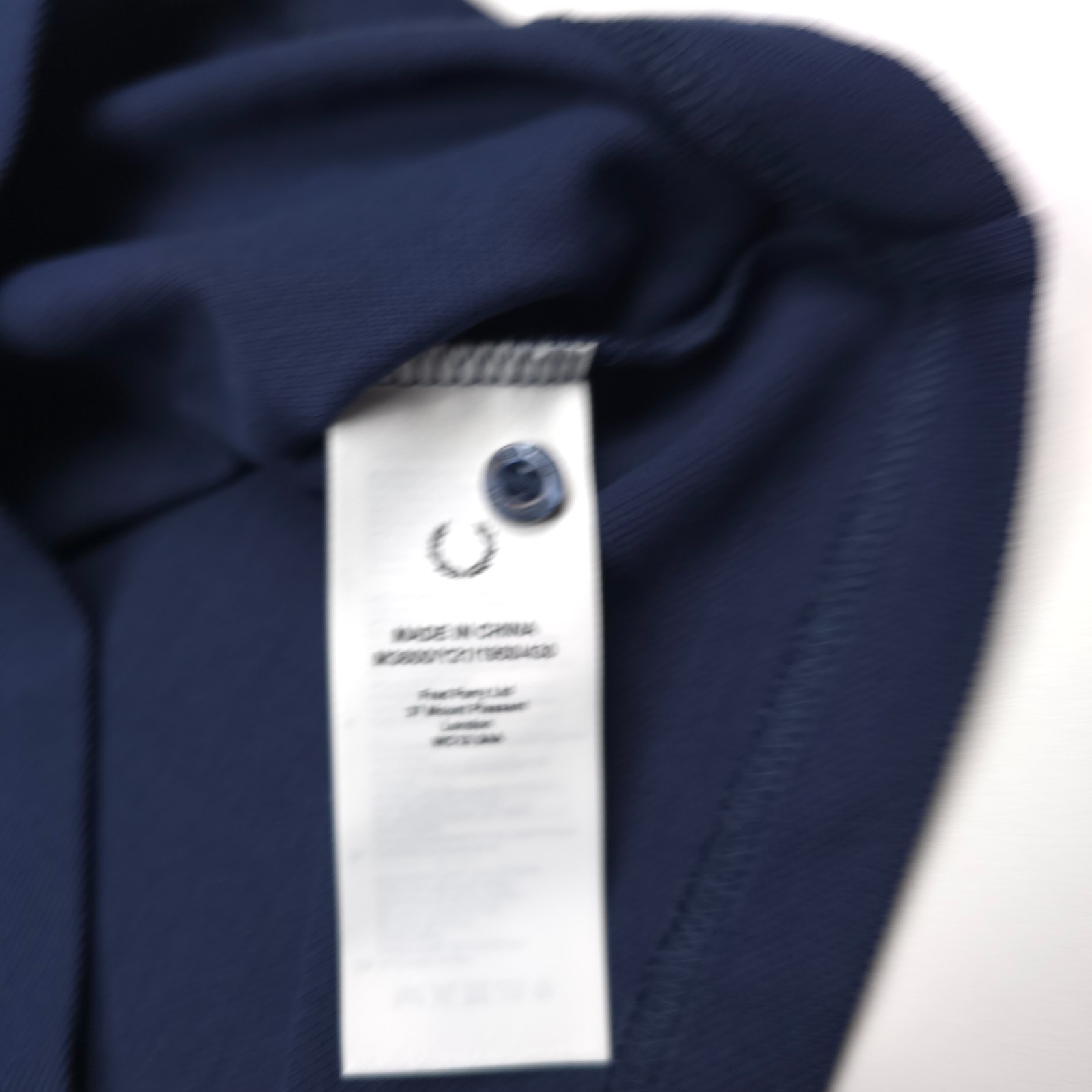 Fred Perry M3600 Twin Tipped Pique Polo Shirt Mens Small Slim Fit Tennis Blue