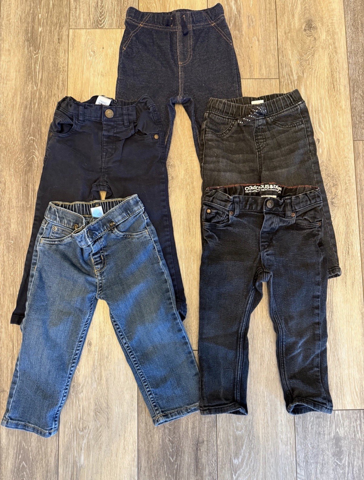 12-18 month boy Bundle Jeans Shirts outfits HUGE Lot Winter Fall