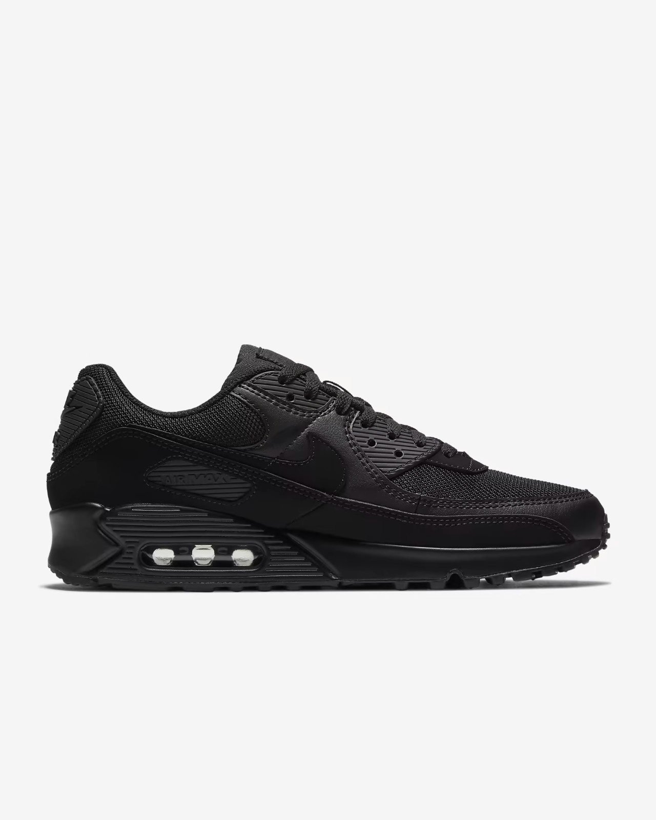Nike Air Max 90 Recraft Triple Black CN8490-003 Mens Sneakers New