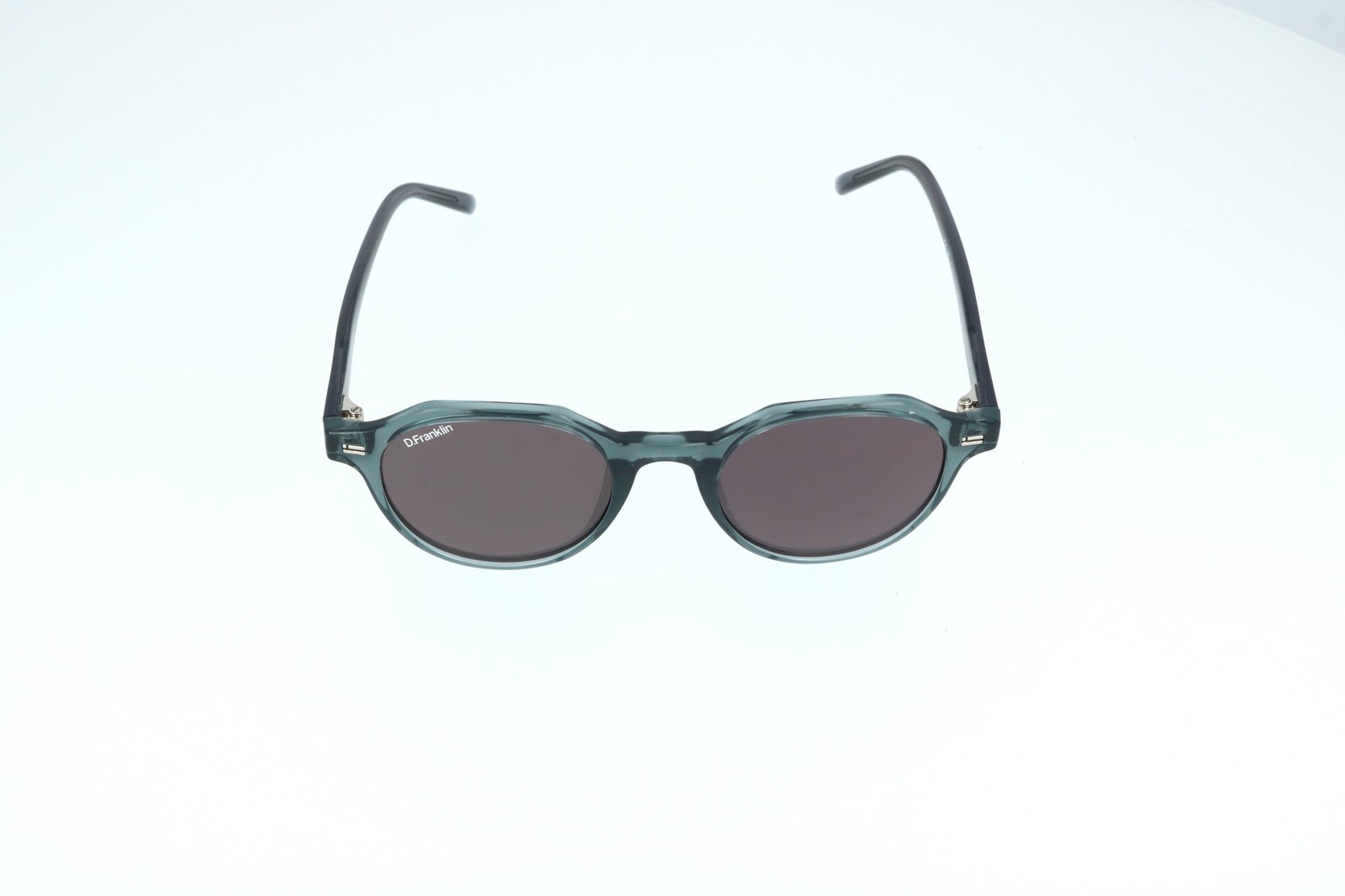 D Franklin Ultra Light Grey Round Polorized Sunglasses DFKSUN0213 47-22-145