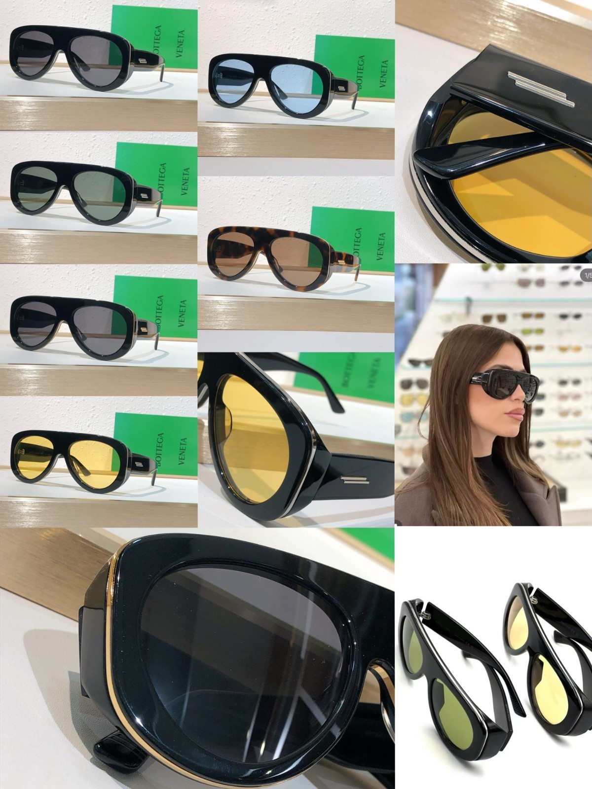 Bottega Veneta Sunglasses Model: BV1362S Size: 58-17-130