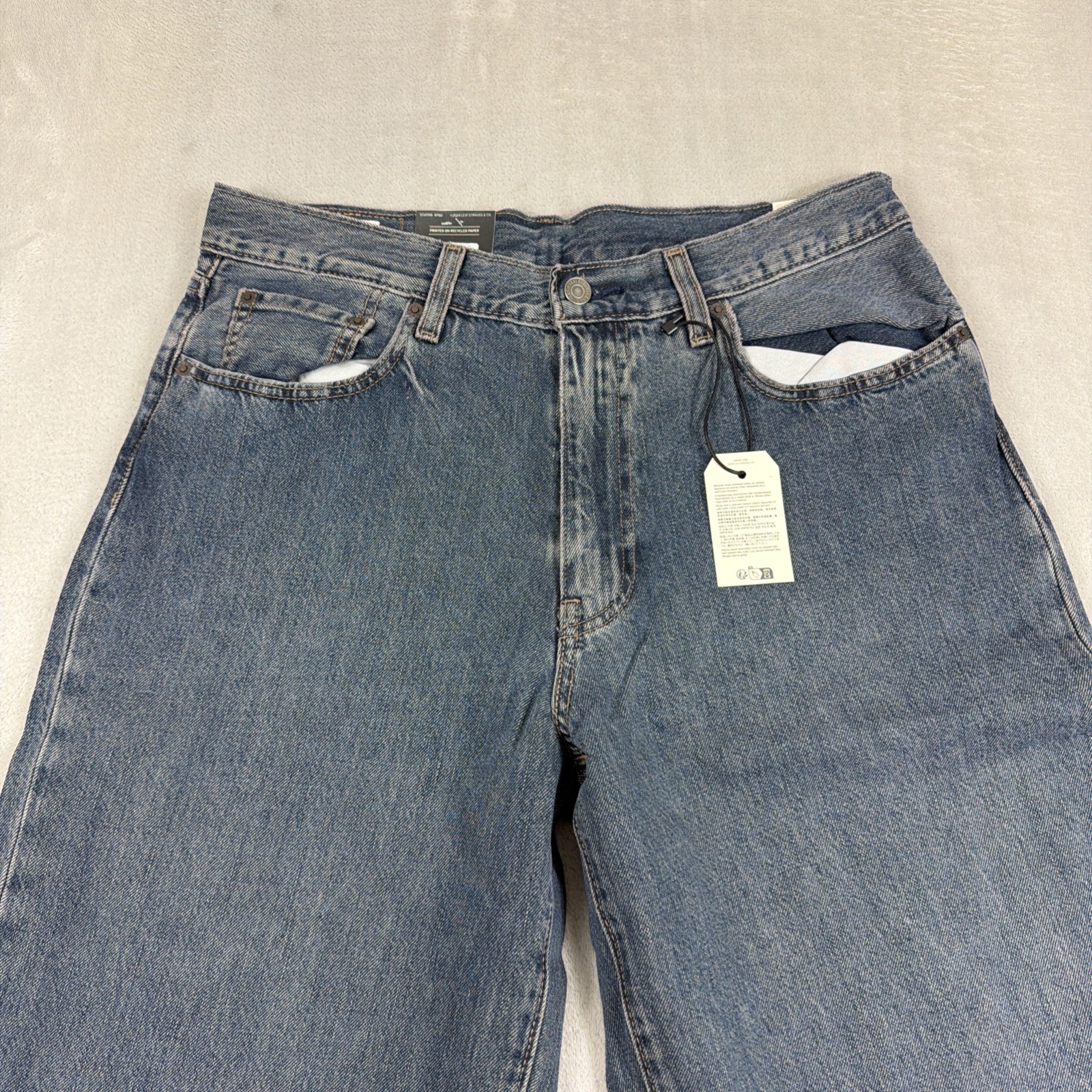 Levi’s Premium 578 Baggy Denim Jeans Men’s Size 33×30 Blue Cotton Y2K