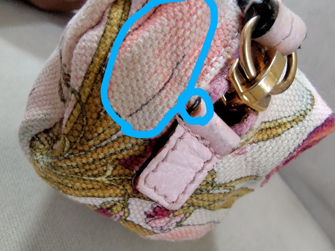 GUCCI Pouch Purse Ophidia GG Flora Pink Canvas Authentic T441
