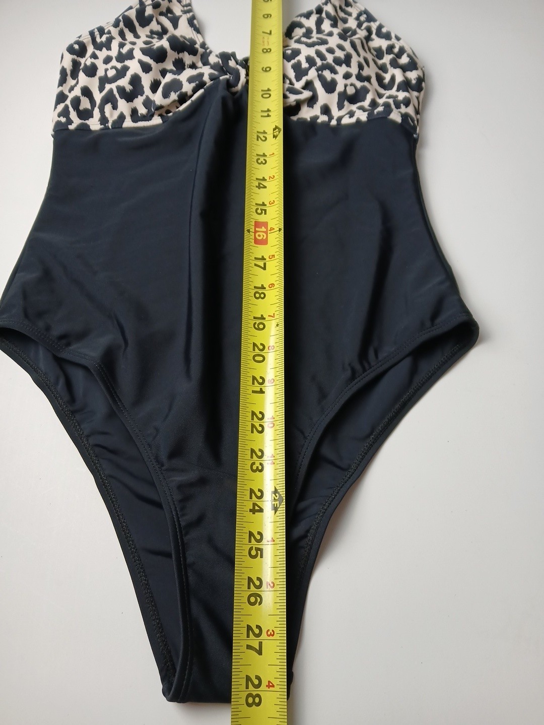 Animal Print One Piece Swimsuit Womens Size Medium Halter Neck Amazon Swimwear M