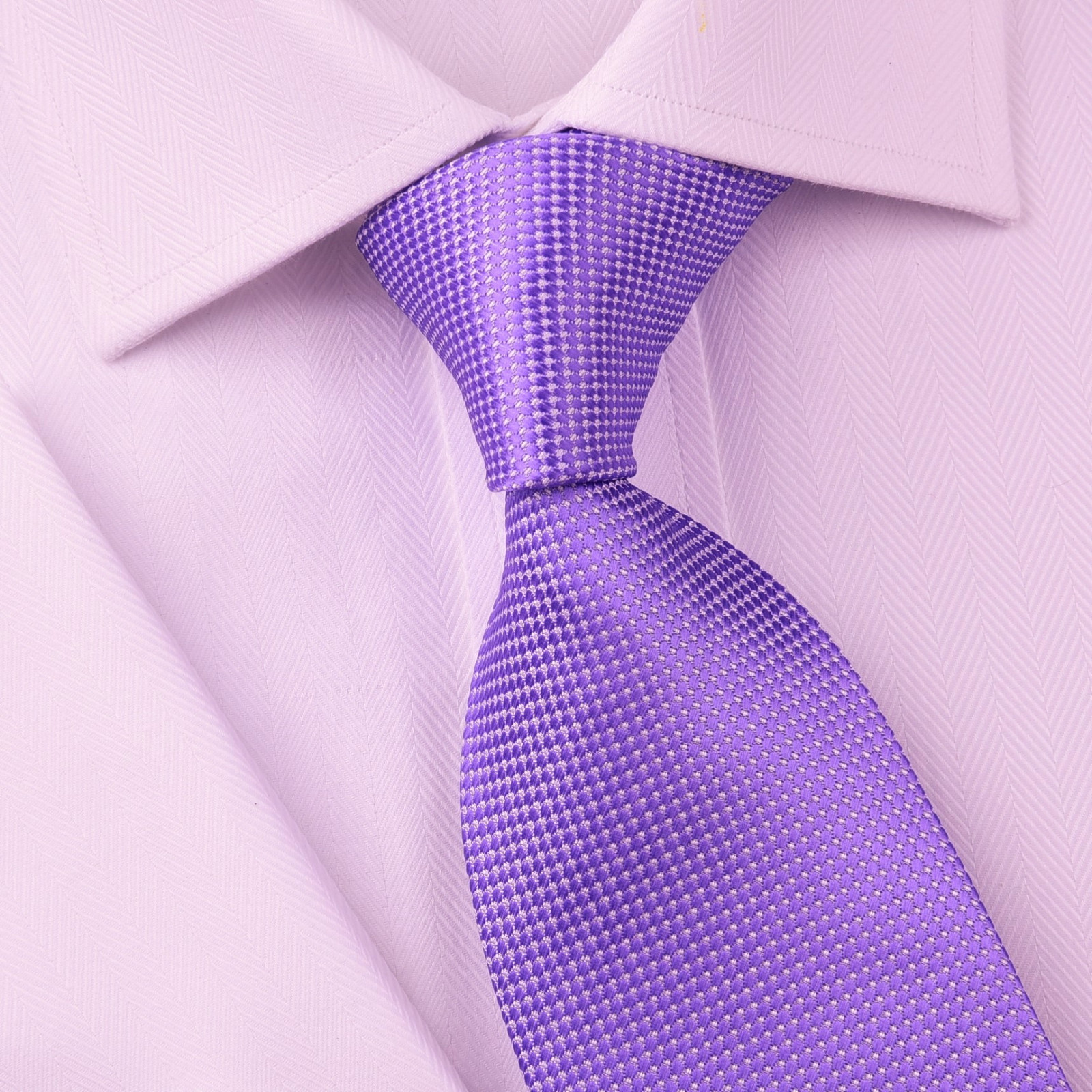 Soft Purple Snakeskin Patterned Classic Tie Mens 8cm Necktie Standard Regular GQ