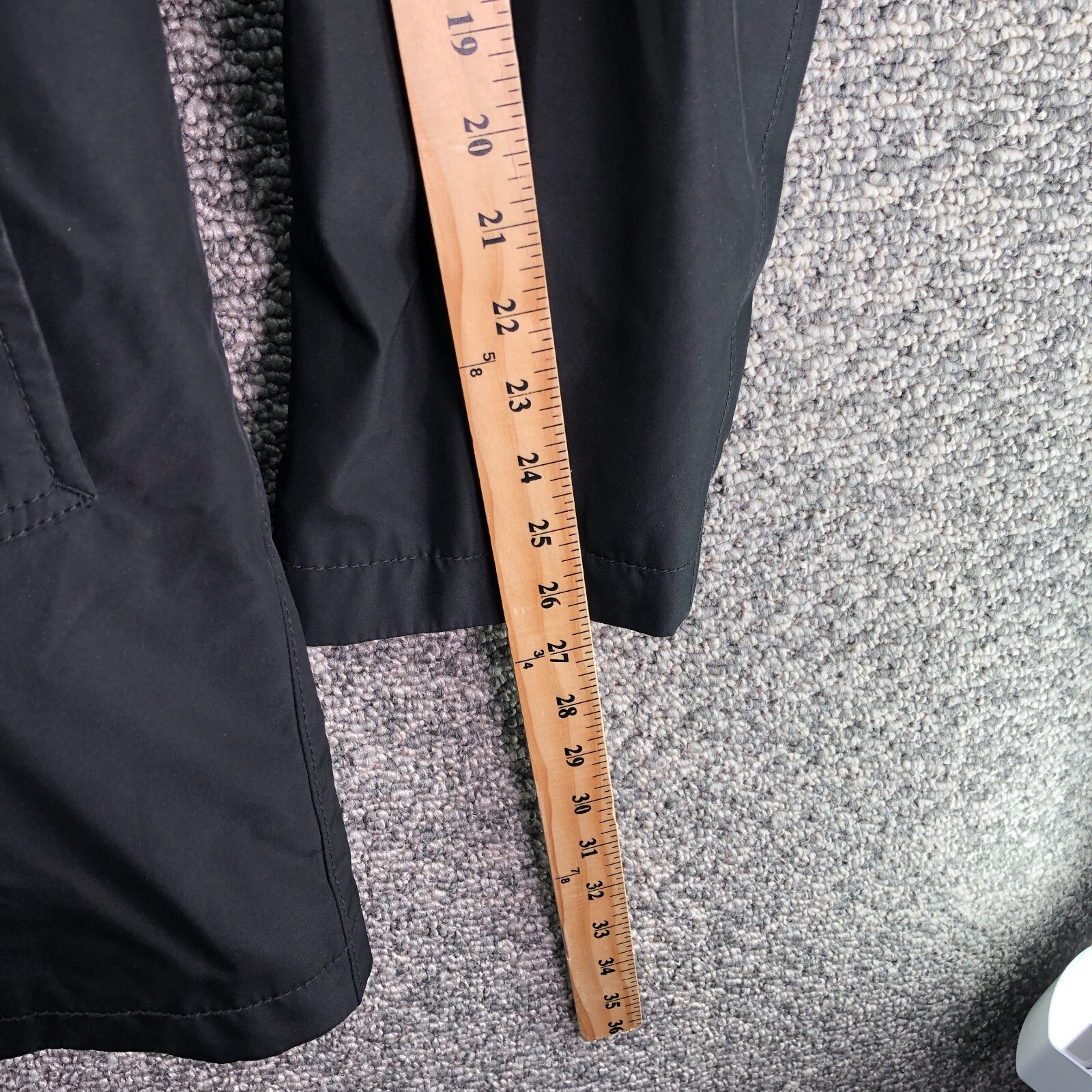 Strellson Jacket Black Mens Sz XL Removable Lining Full Zip Water Resistant