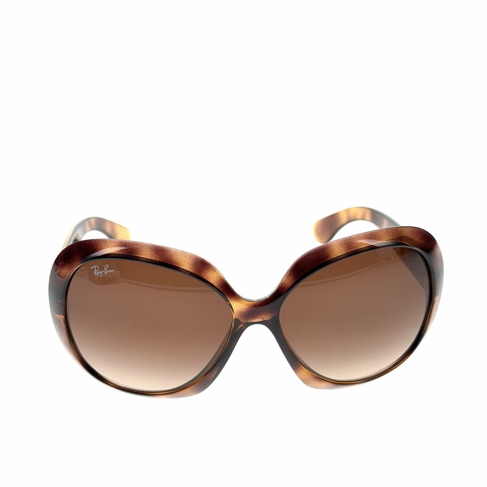 RAY-BAN JACKIE OHH II BUTTERFLY SUNGLASSES HAVANA BROWN GRADIENT RB4098 642/13