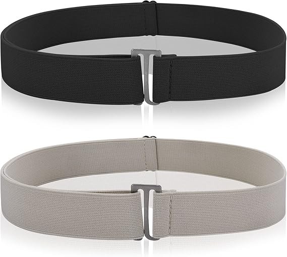 2PCS No Show Women’s Stretch Belt Invisible No Show Invisible Belt Women Elastic
