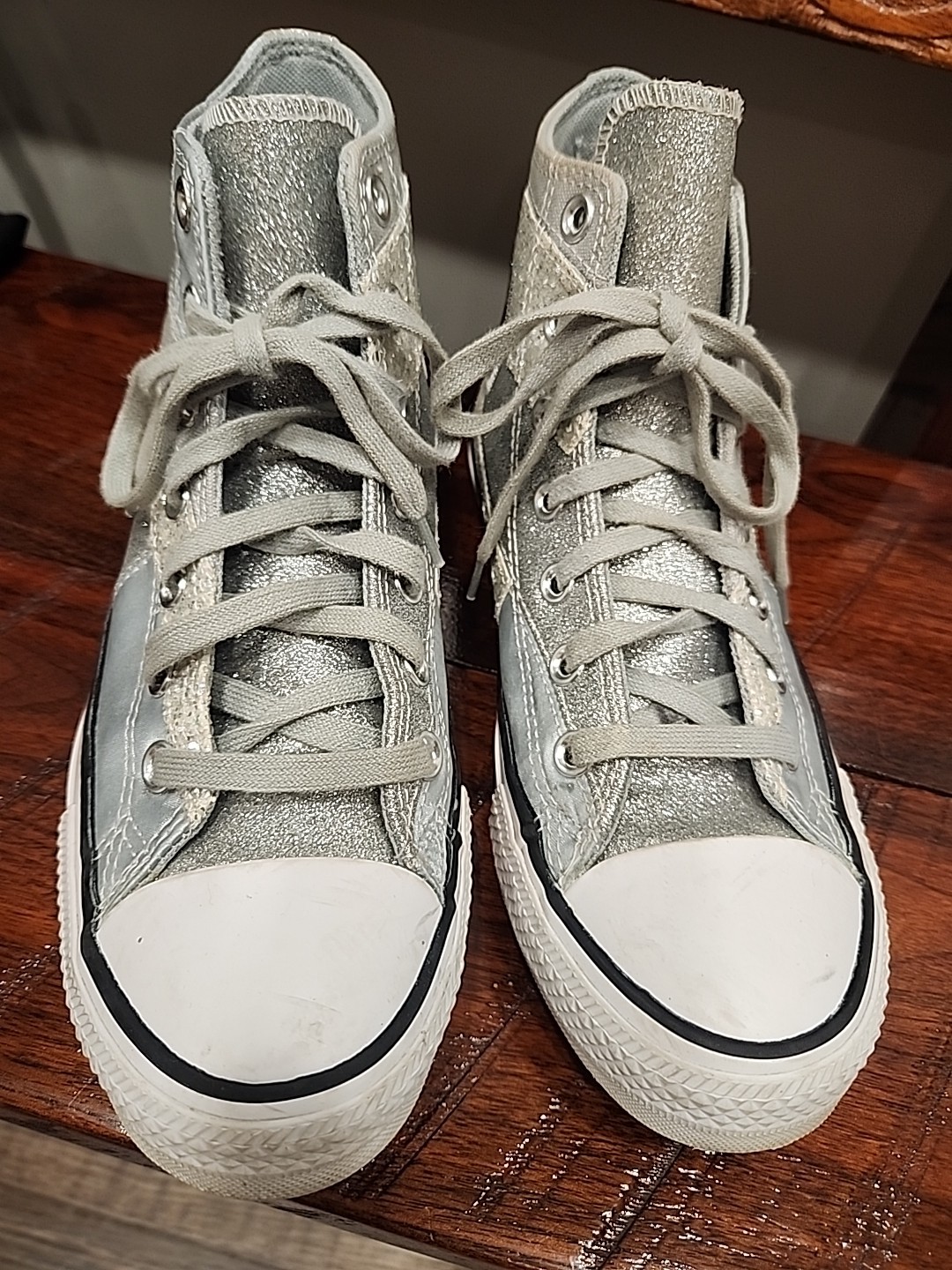 Converse All Star Chuck Taylor Ash Stone Glitter 569426C Grey Glitter size 7
