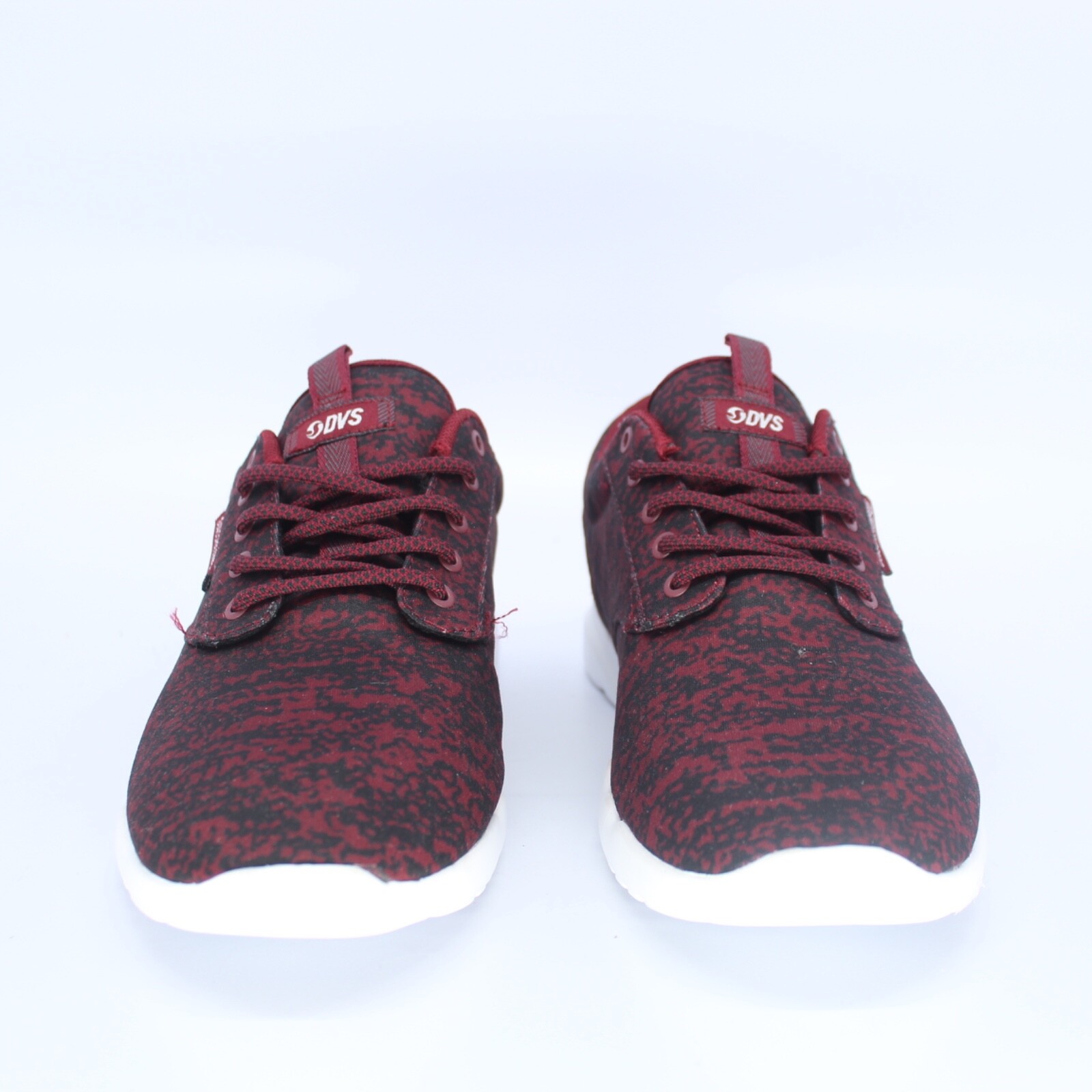 DVS PREMIER 2 SHOE US 9 EUR 42.5 BURGUNDY WHITE