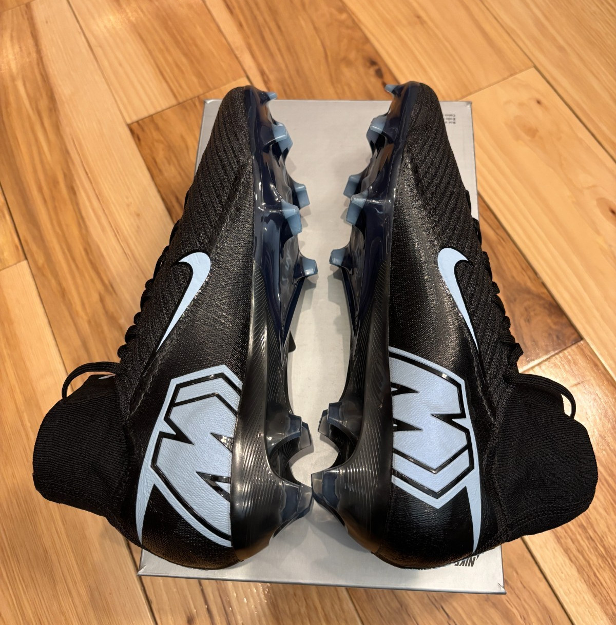 Nike Zoom Superfly 10 Elite FG Black Ice Blue FQ1454 001 Men’s Size 10.5