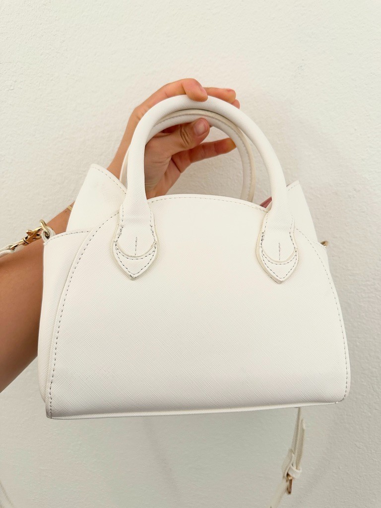 Sailor Moon Samantha Vega White Cat Handbag Leather Purse Crossbody Shoulder Bag