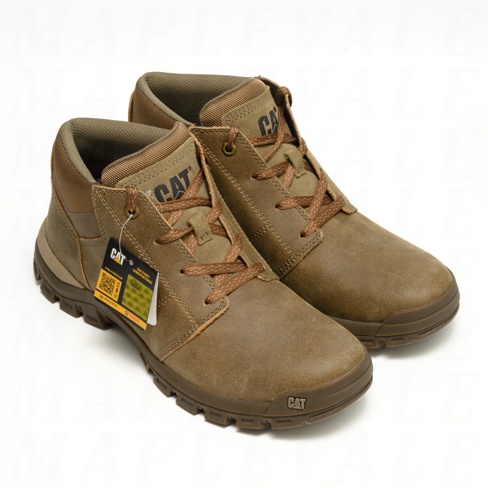 CAT Caterpillar Threshold Mens Sz 10 Chukka Boots Ankle Shoes Beaned P725956 NEW