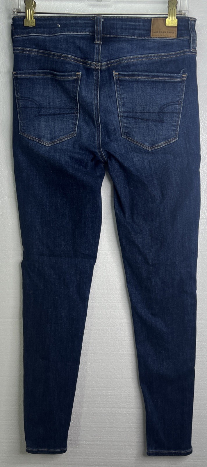 American Eagle Hi rise Next Level stretch Jegging Women’s 4 Dark Wash Faded