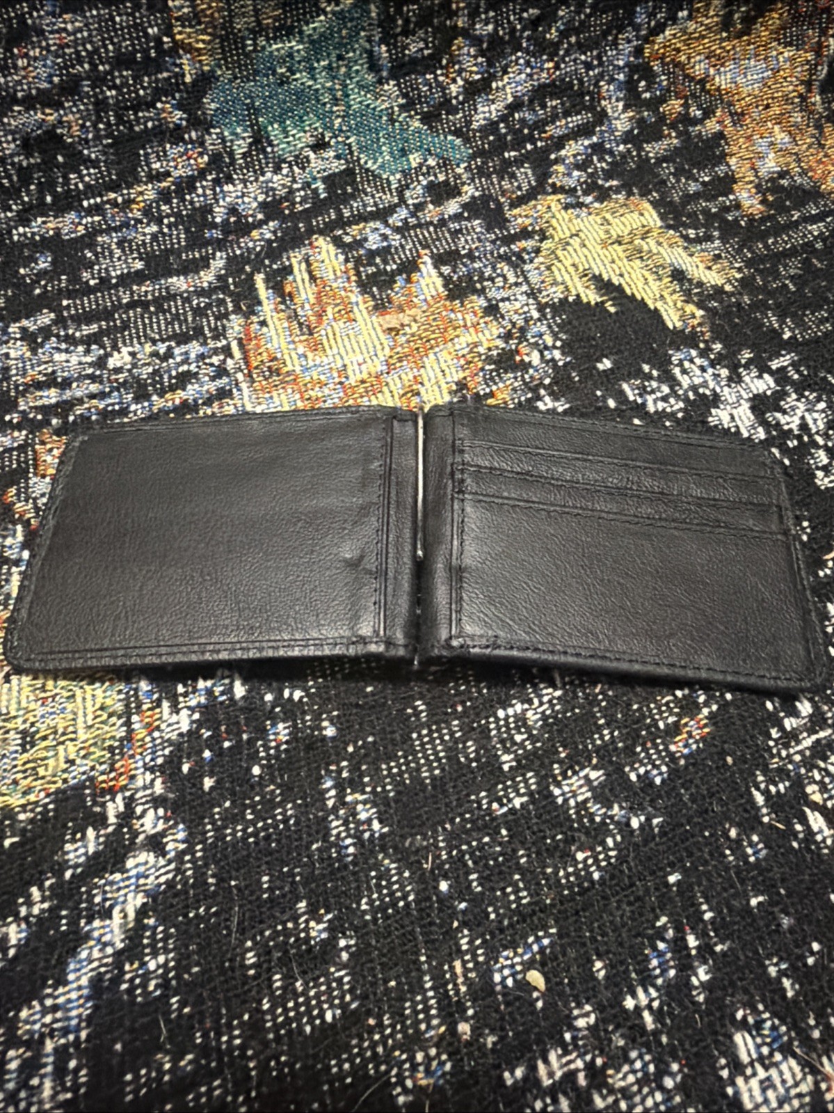 Snap On Tools Genuine Leather Bifold Wallet Money Clip