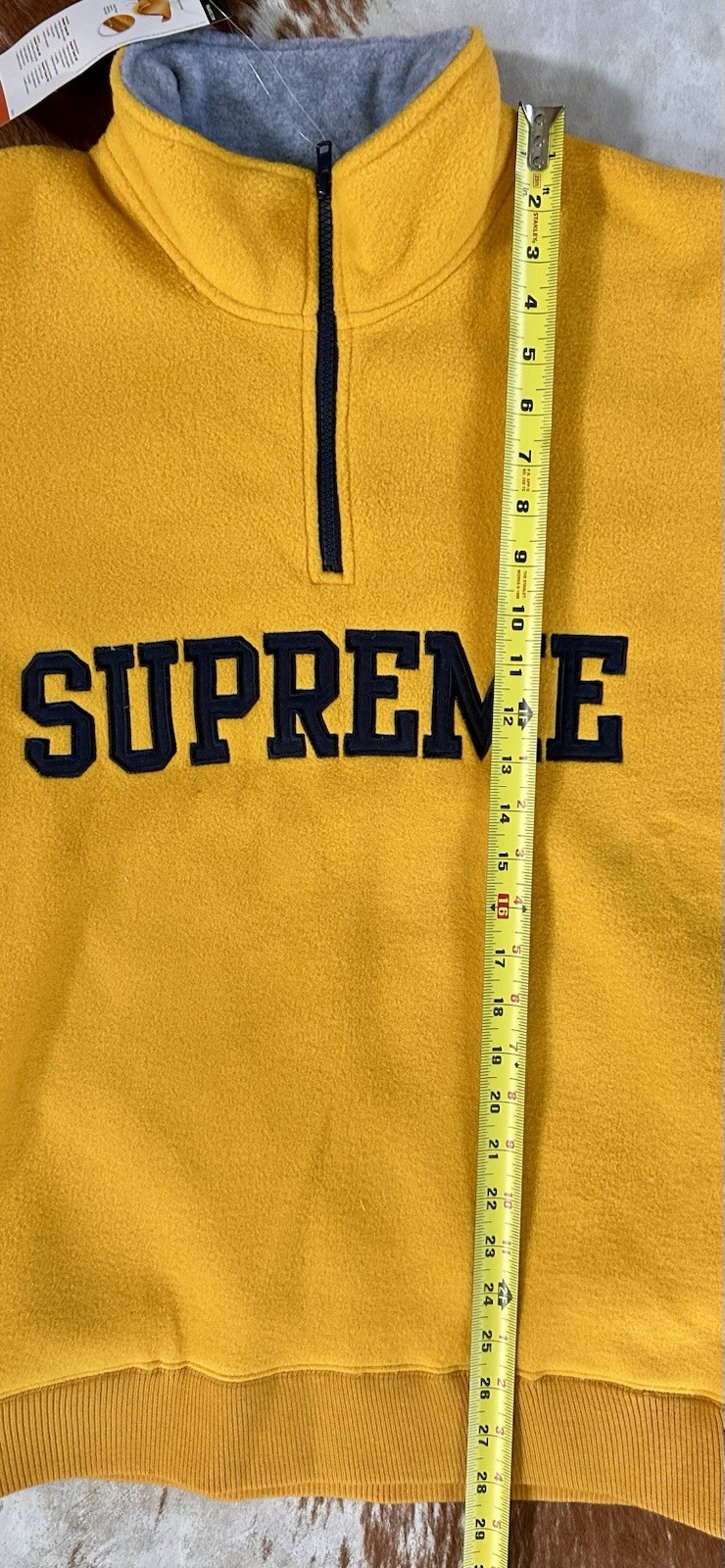 Brand New (with tags) Supreme Polartec 1/4 Zip Fleece Pullover, FW2011