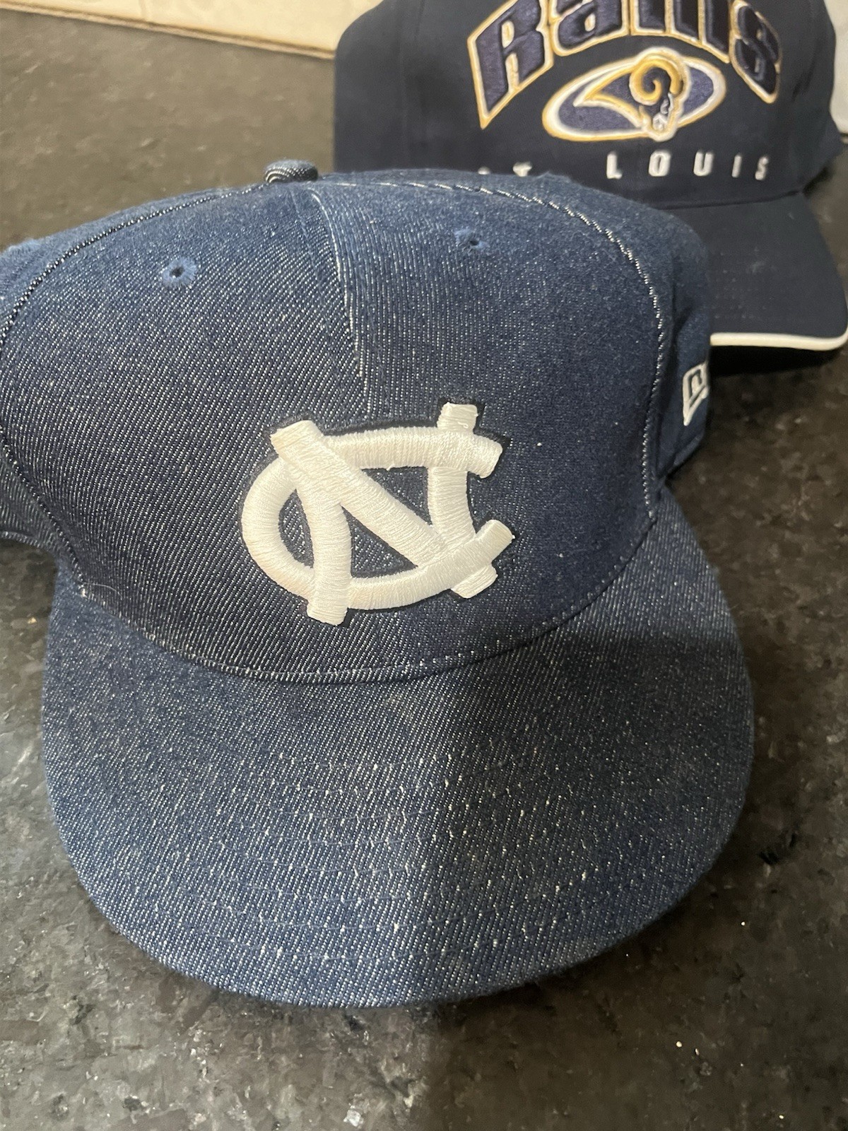 Lot 7 Sports Caps / Hat Collectible