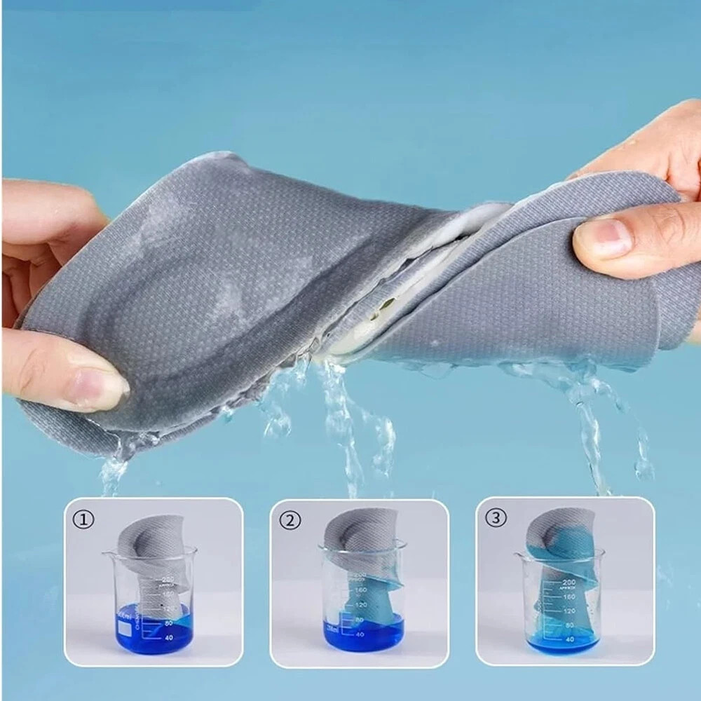 4D Memory Cloud Technology Insole – Super Soft Ultra Comfort Insoles Foam Sport