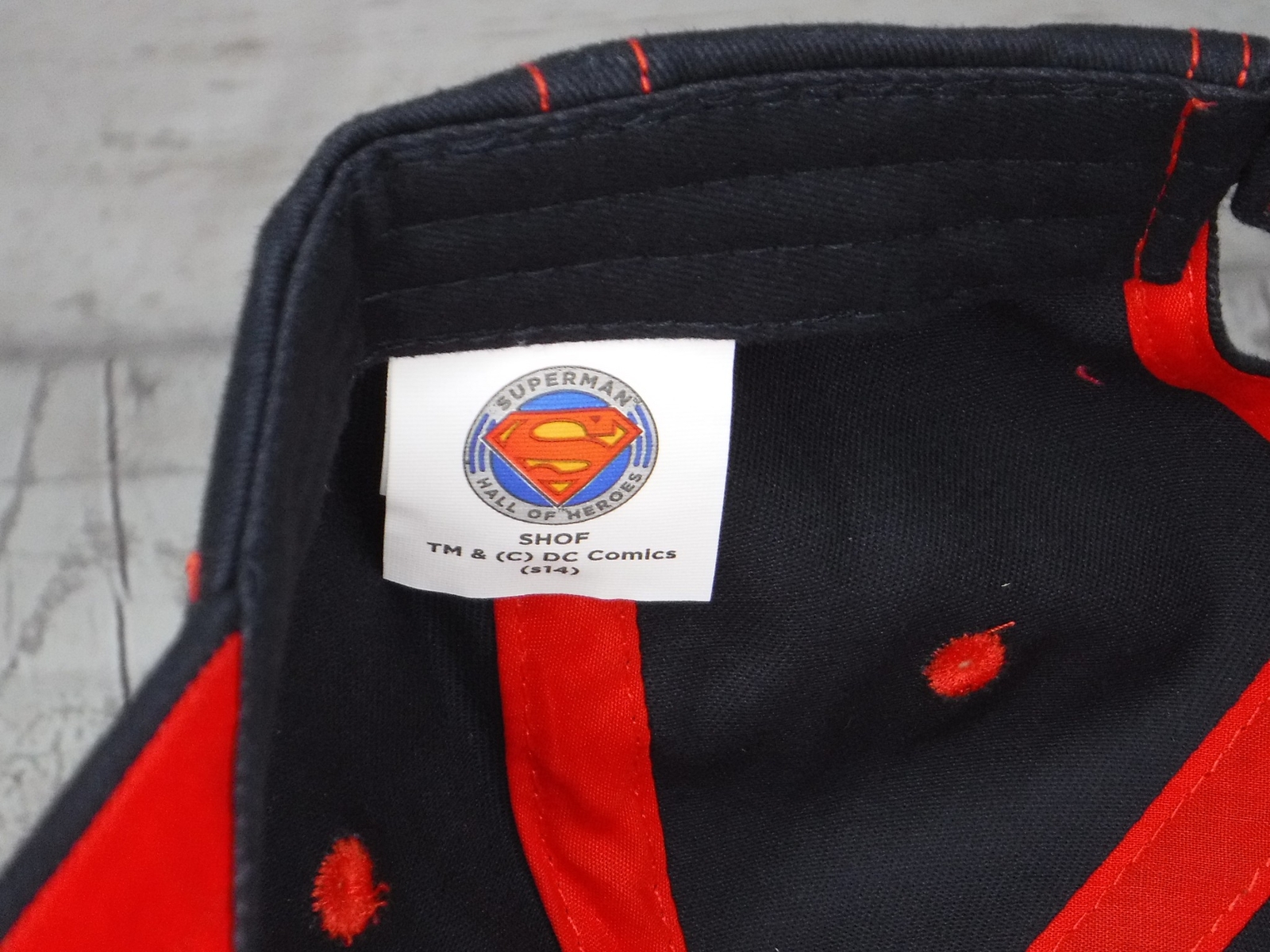 Superman Hall of Heroes Baseball Hat Adjustable Cap Stitched Logo DC Comics New