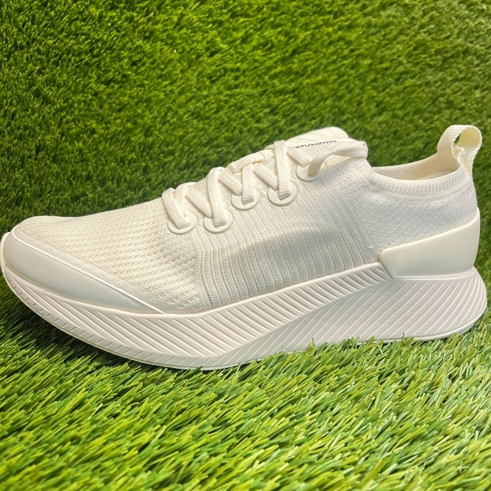 Allbirds Tree Glider Mens Size 8.5 Ivory Athletic Running Knit Shoes Sneakers