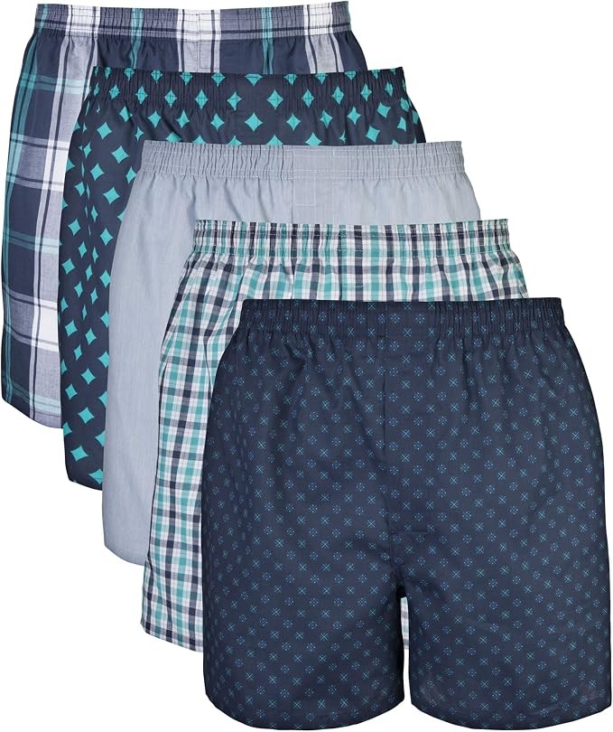 Gildan Men’s Underwear Boxers, Multipack, Large