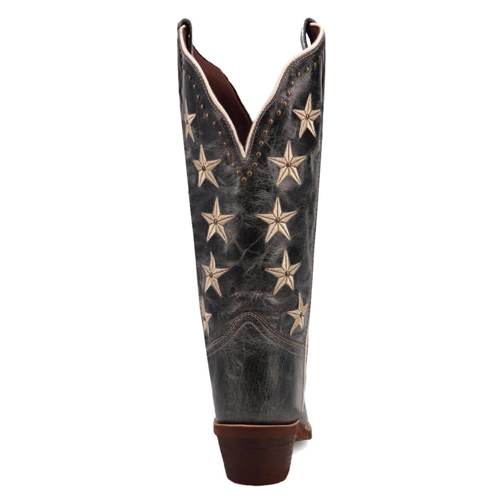 Laredo Serenade Blue Leather Snip Toe Western Cowgirl Boots (USA Women Size)