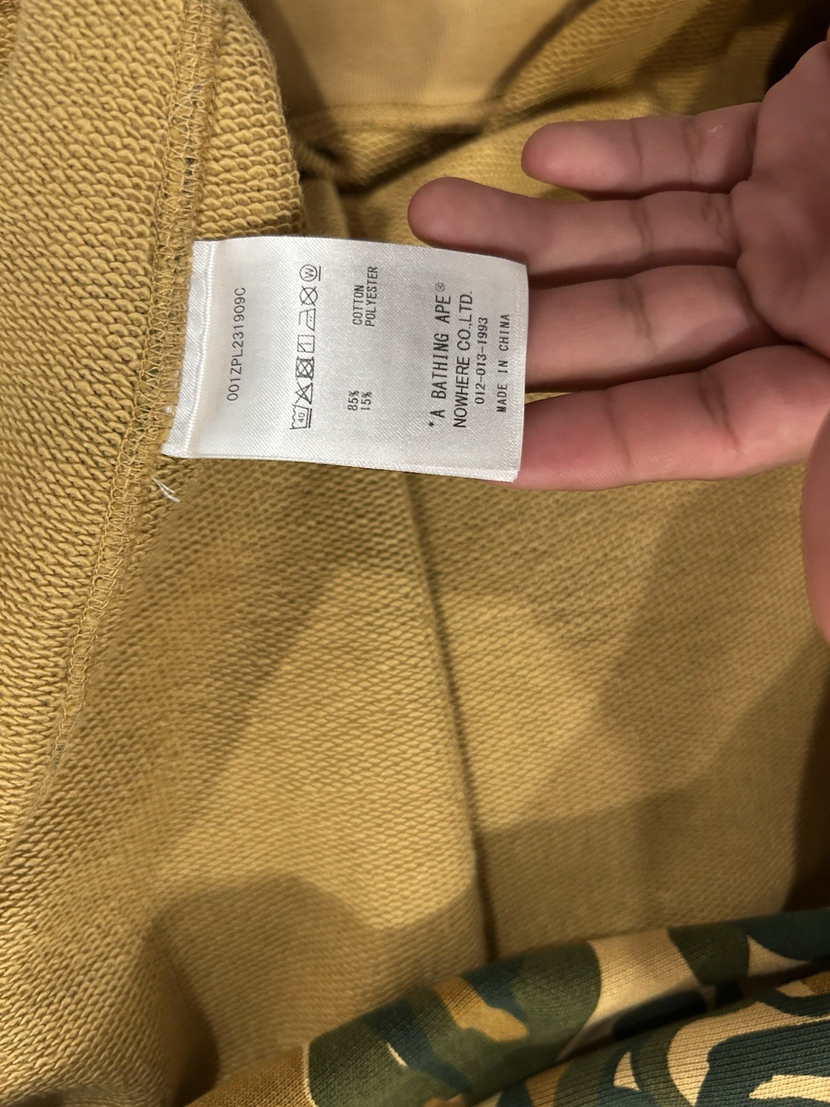 Bape x KidSuper Lightweight Multi-Camo Jacket Size L