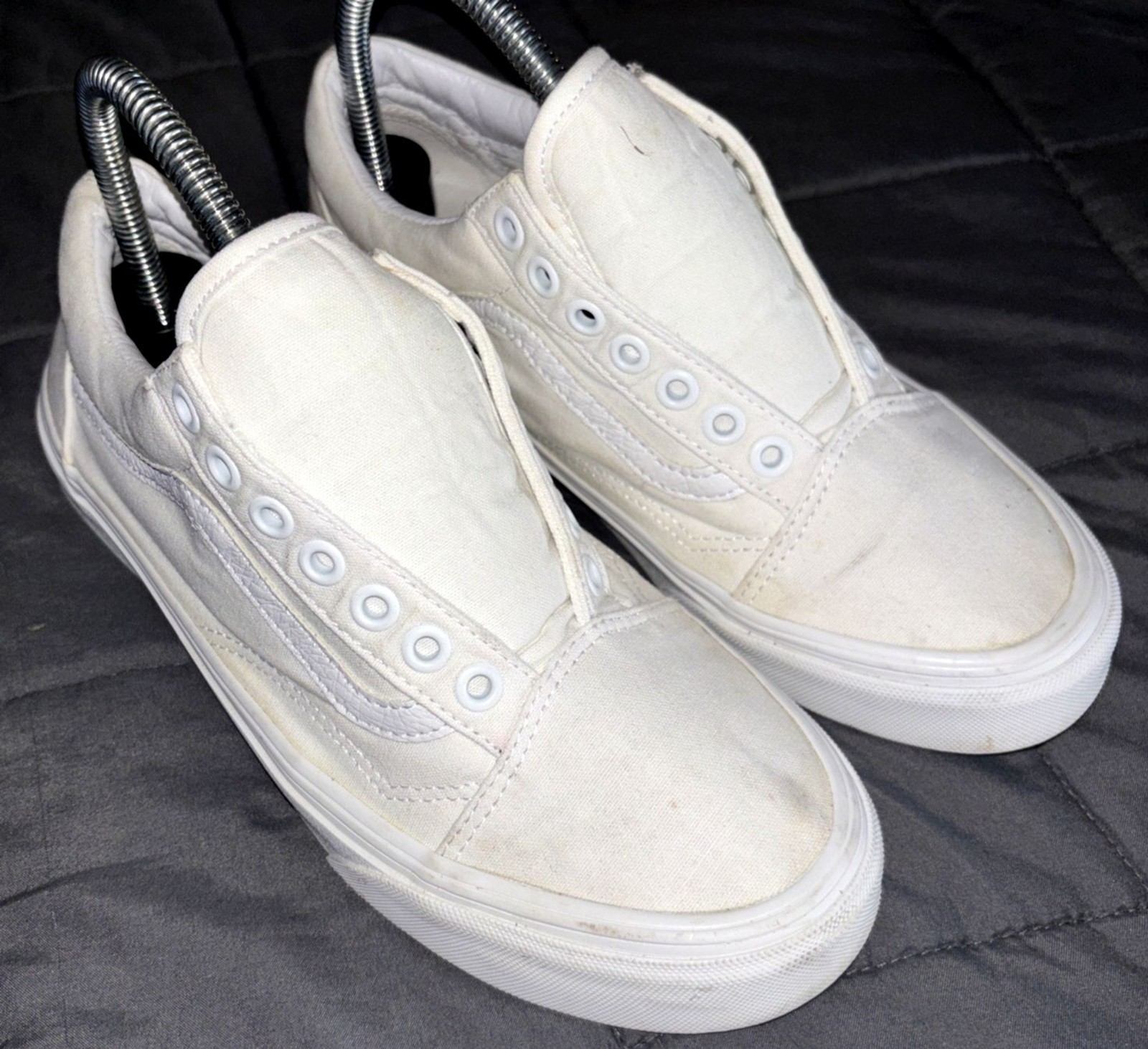 Vans Mens Off The Wall 508731 White Casual Shoes Sneakers Size Men 6.5/Women 8