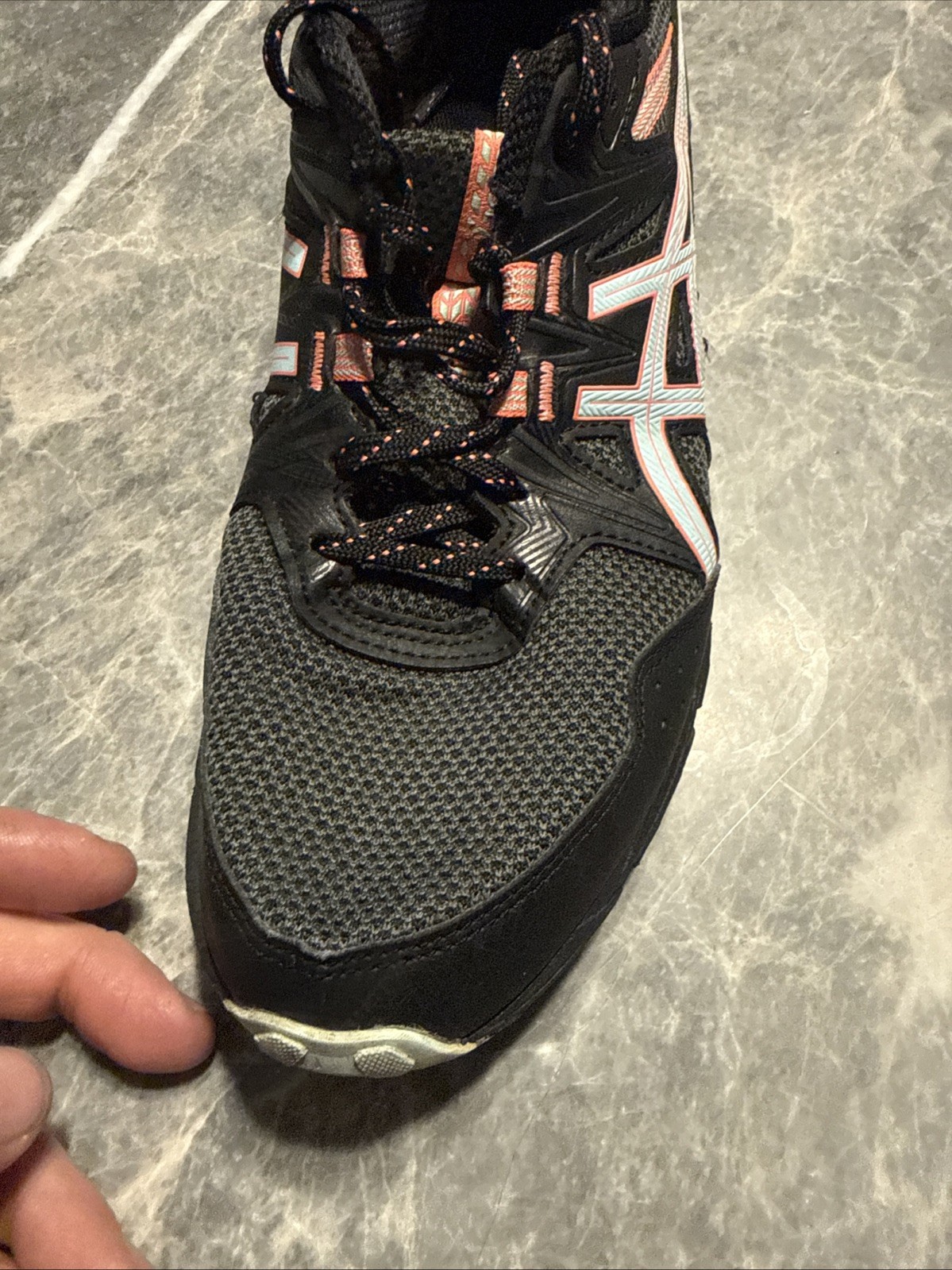 Asics Gel-Venture 8 Black Synthetic Mesh Running Sneakers Shoes Women’s Size 9